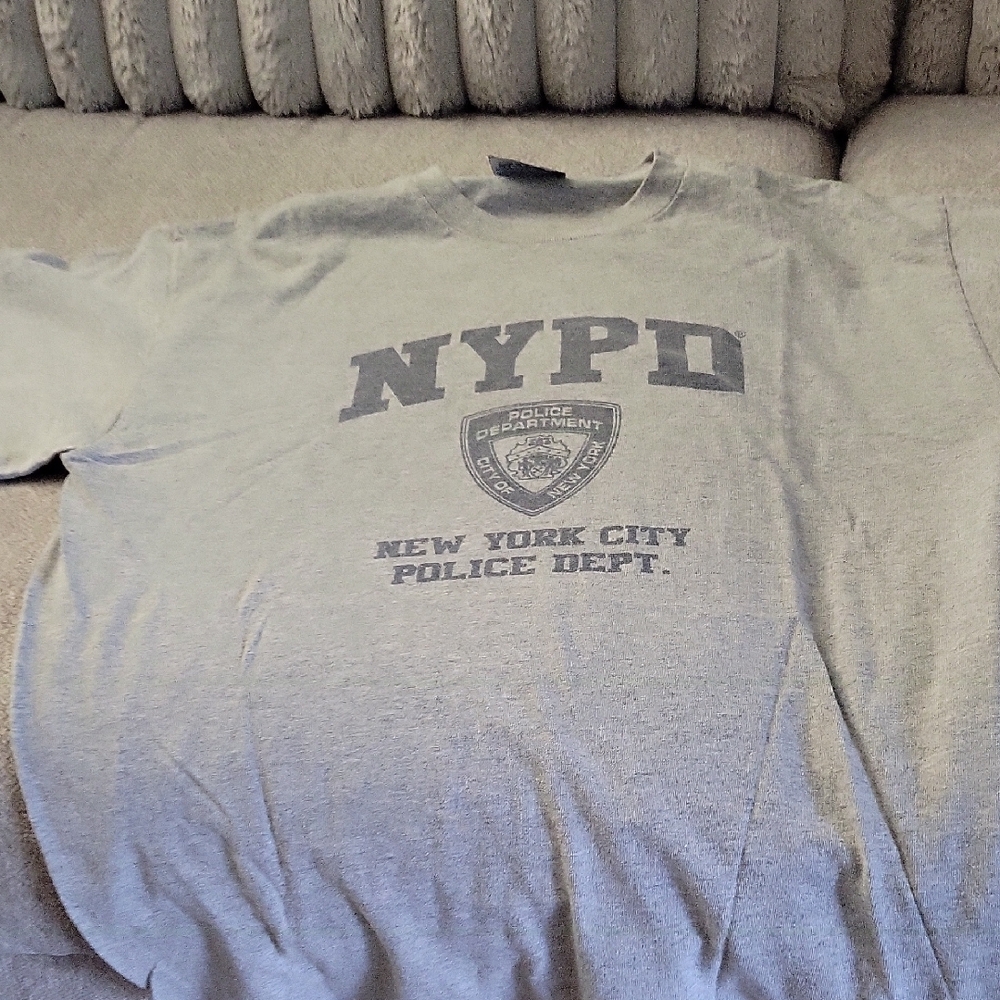Gray NYPD Tee